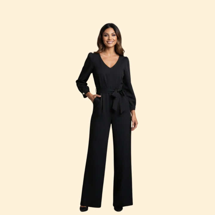 Women’s Wide-Leg Jumpsuit with Elegant Design