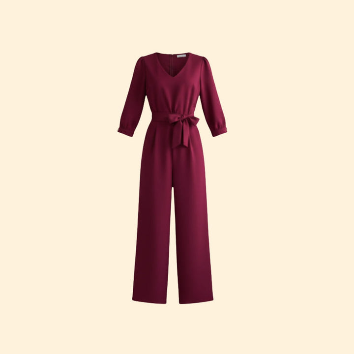 Women’s Wide-Leg Jumpsuit with Elegant Design