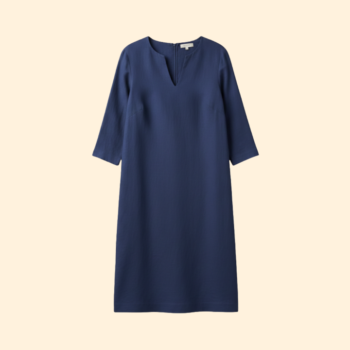 Women's Chic V-Neck Midi Dress