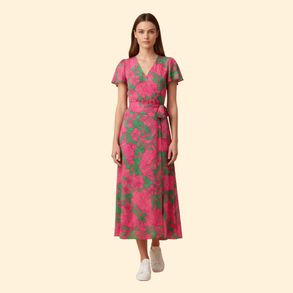 Women’s Colorful Floral Dress