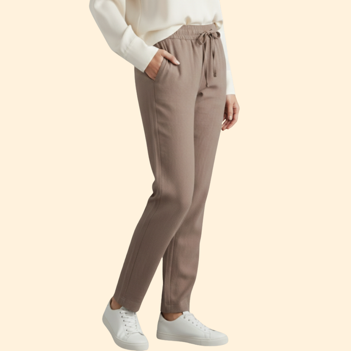 Women’s Comfortable Trousers with Adjustable Waistband