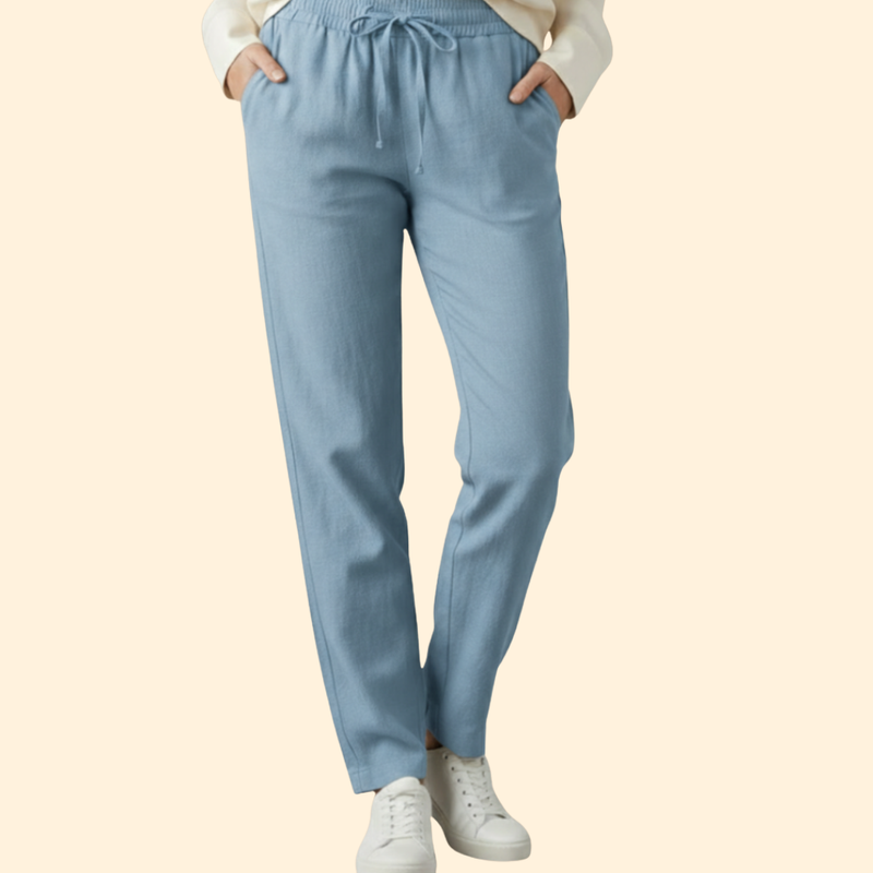 Women’s Comfortable Trousers with Adjustable Waistband