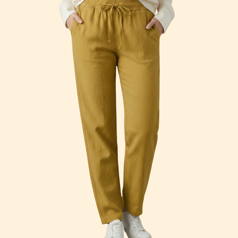 Women’s Comfortable Trousers with Adjustable Waistband