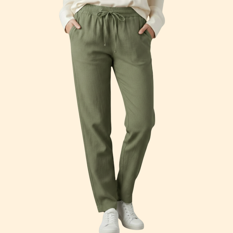 Women’s Comfortable Trousers with Adjustable Waistband