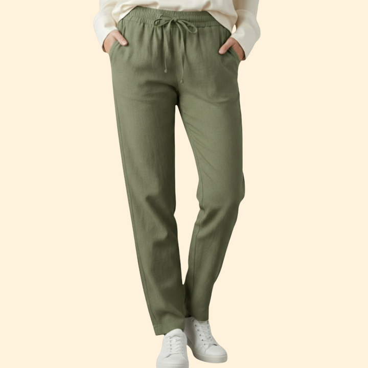 Women’s Comfortable Trousers with Adjustable Waistband