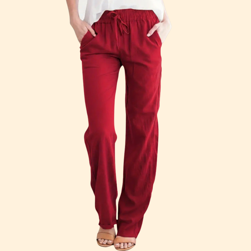 Women’s Comfortable Trousers with Adjustable Waistband
