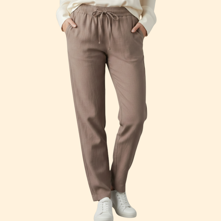Women’s Comfortable Trousers with Adjustable Waistband
