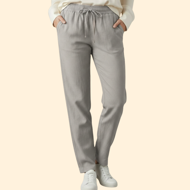 Women’s Comfortable Trousers with Adjustable Waistband