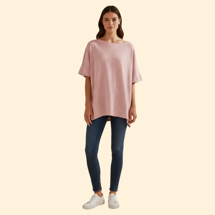 Women’s Comfy Oversized  T-shirt with Loose Fit