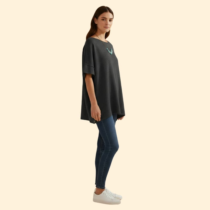 Women’s Comfy Oversized  T-shirt with Loose Fit