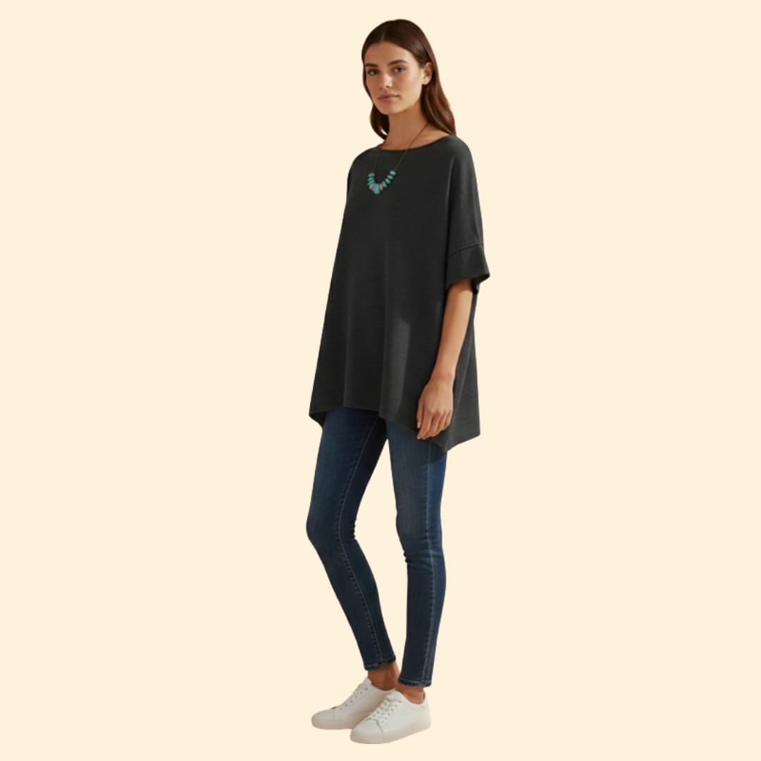 Women’s Comfy Oversized  T-shirt with Loose Fit