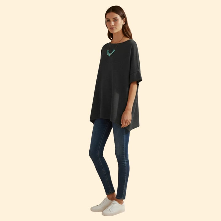 Women’s Comfy Oversized  T-shirt with Loose Fit