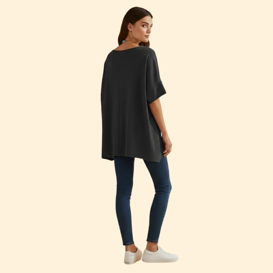 Women’s Comfy Oversized  T-shirt with Loose Fit