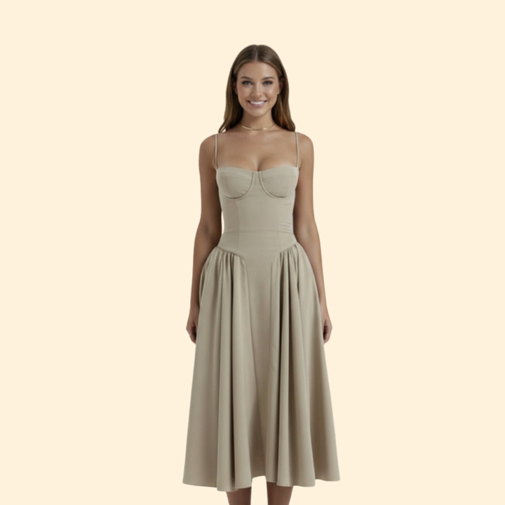 Women’s Corset Dress with Adjustable Straps