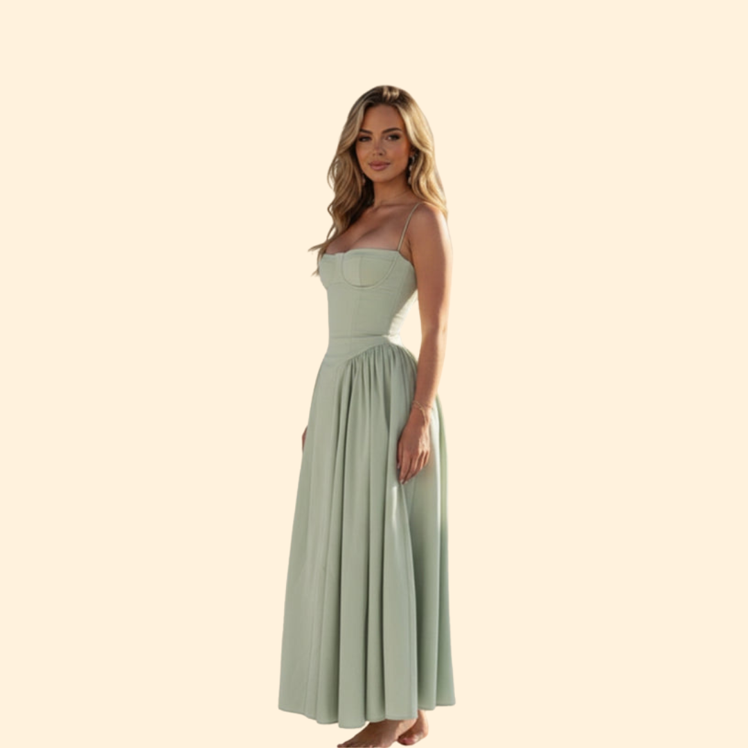 Women’s Corset Dress with Adjustable Straps