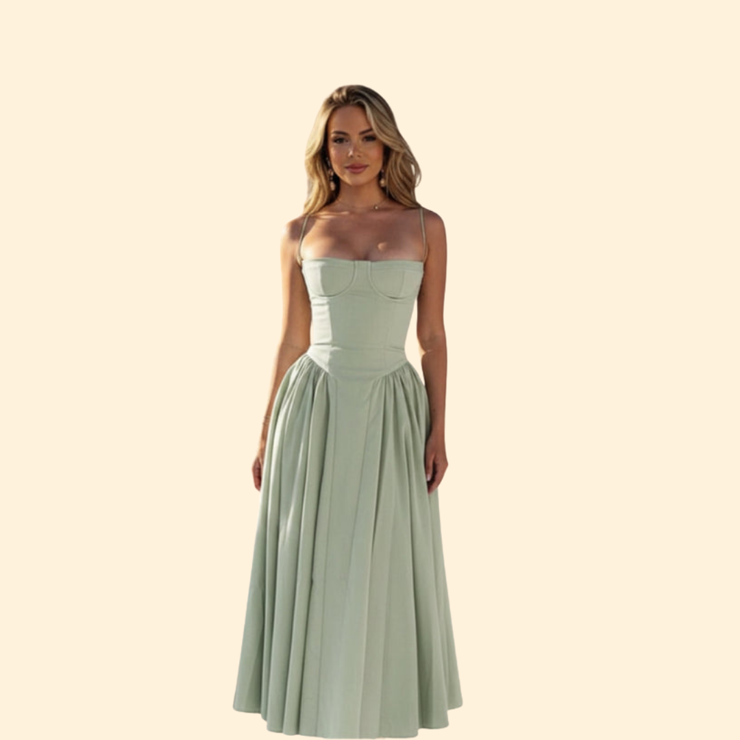Women’s Corset Dress with Adjustable Straps