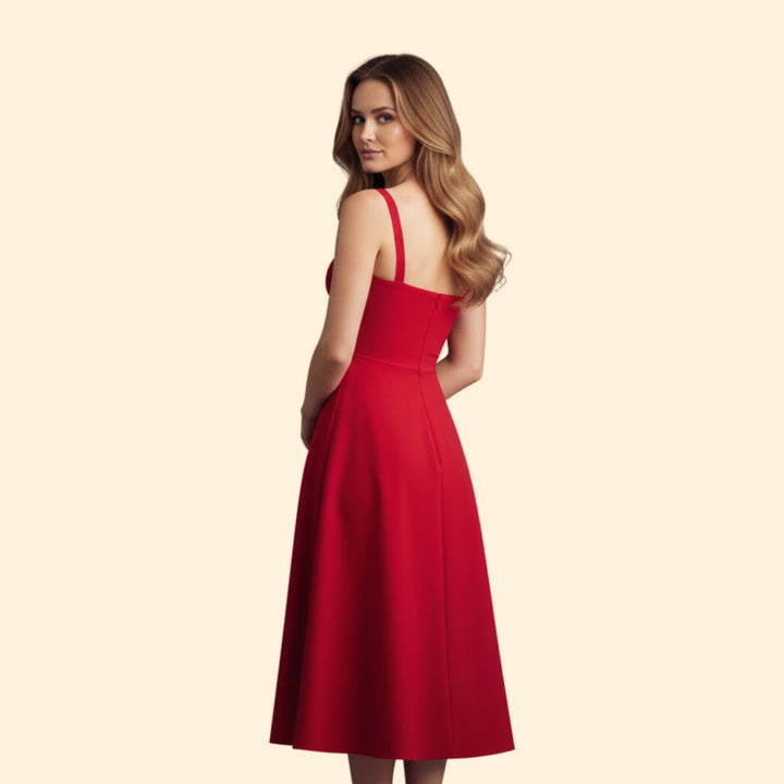 Women’s Corset Dress with Ruffled Skirt