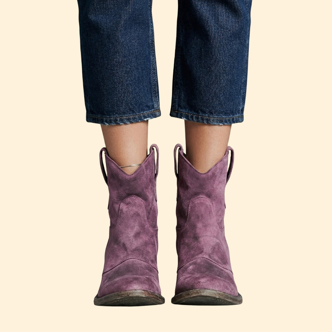 Women’s Cowboy Boots with Pull Tabs