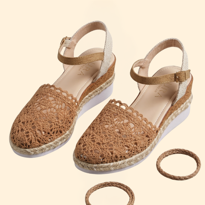 Women's Crochet Platform Sandals