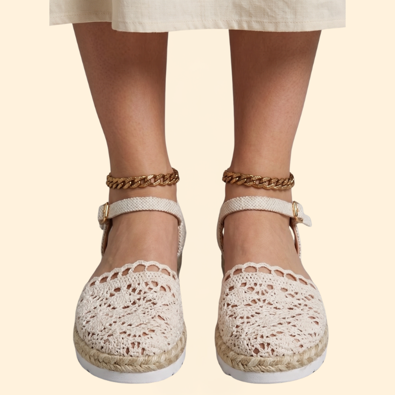 Women's Crochet Platform Sandals