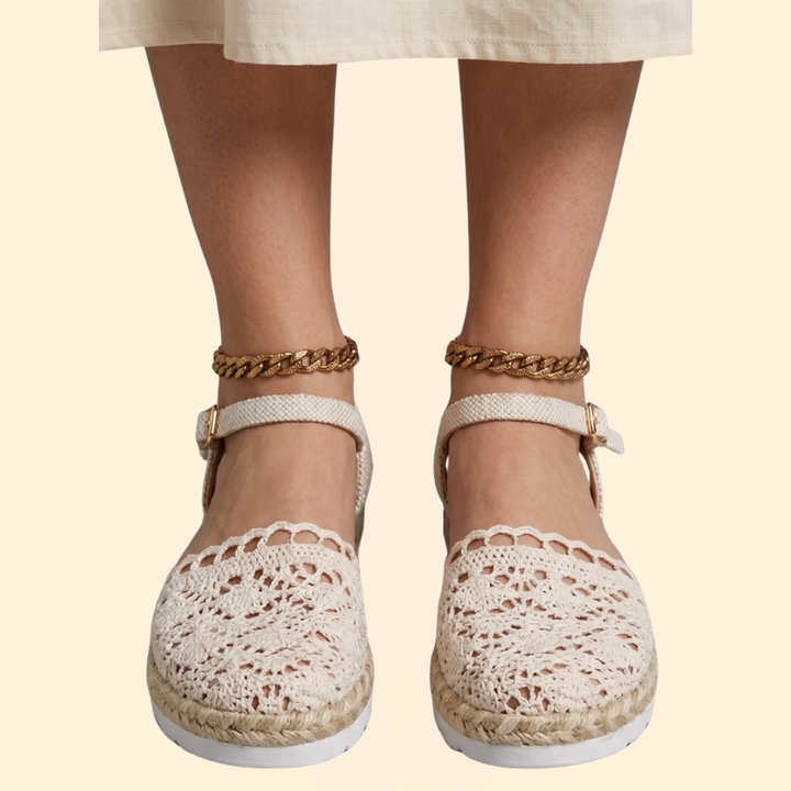 Women's Crochet Platform Sandals