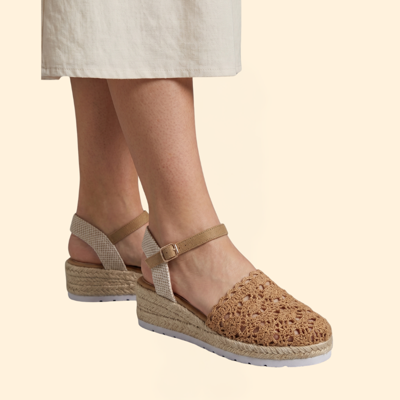 Women's Crochet Platform Sandals