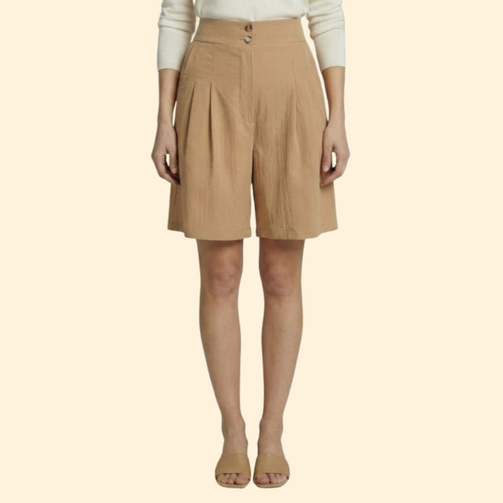 Women's Crop Top with Pleated Skirt