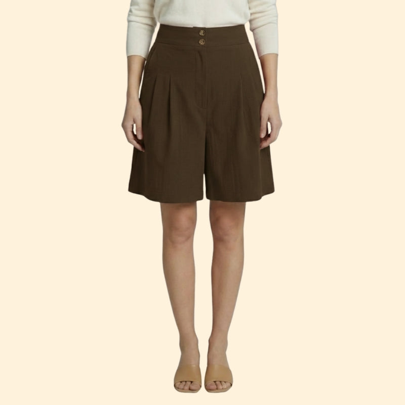 Women's Crop Top with Pleated Skirt