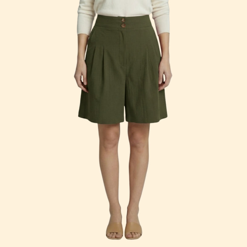 Women's Crop Top with Pleated Skirt