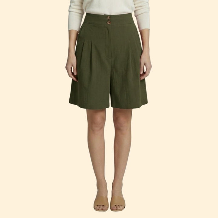 Women's Crop Top with Pleated Skirt