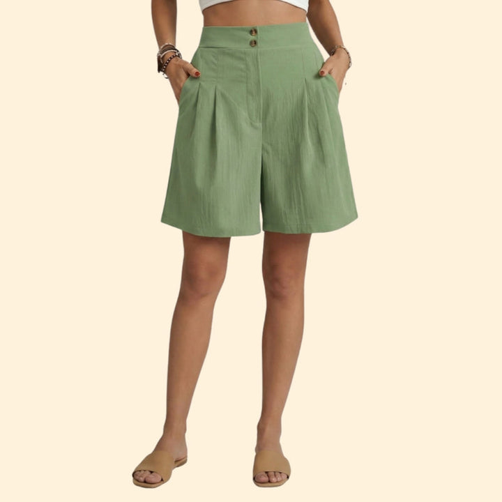 Women's Crop Top with Pleated Skirt