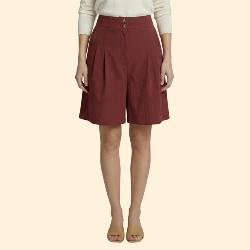 Women's Crop Top with Pleated Skirt