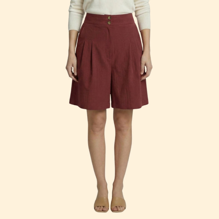 Women's Crop Top with Pleated Skirt