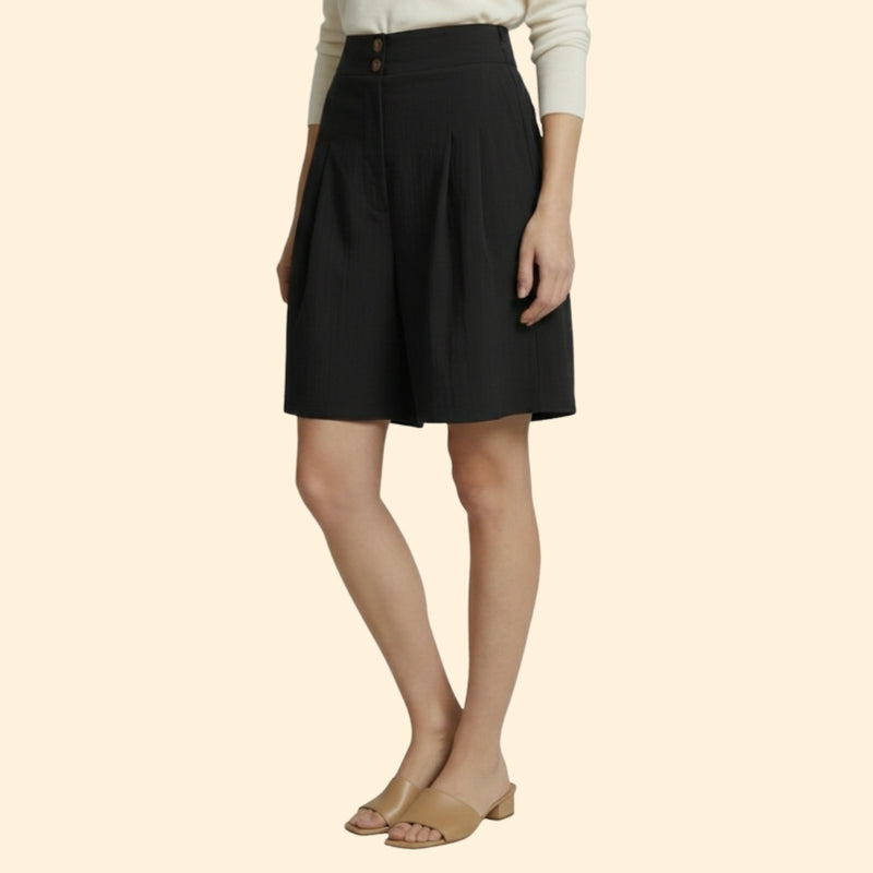 Women's Crop Top with Pleated Skirt