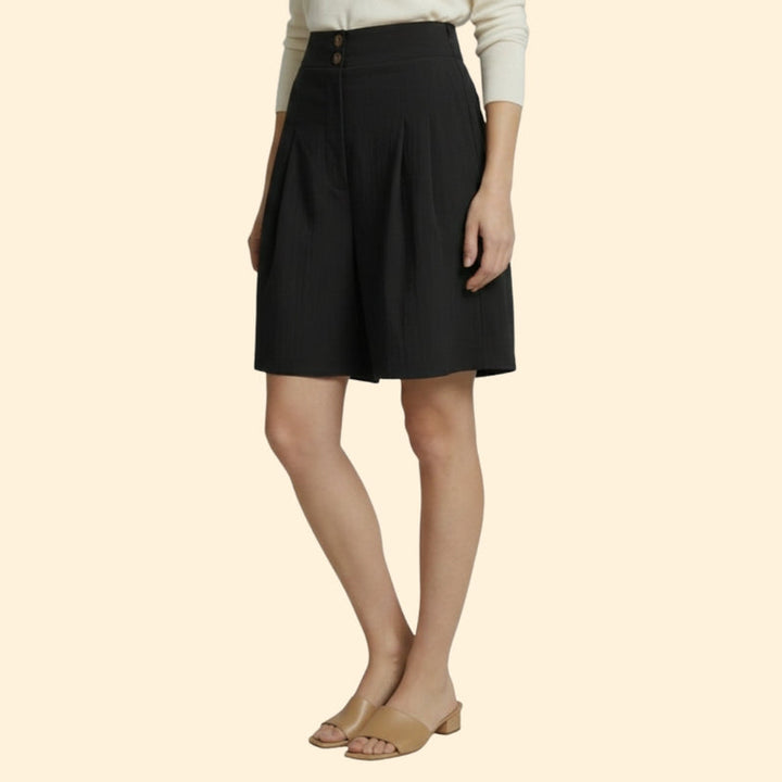 Women's Crop Top with Pleated Skirt