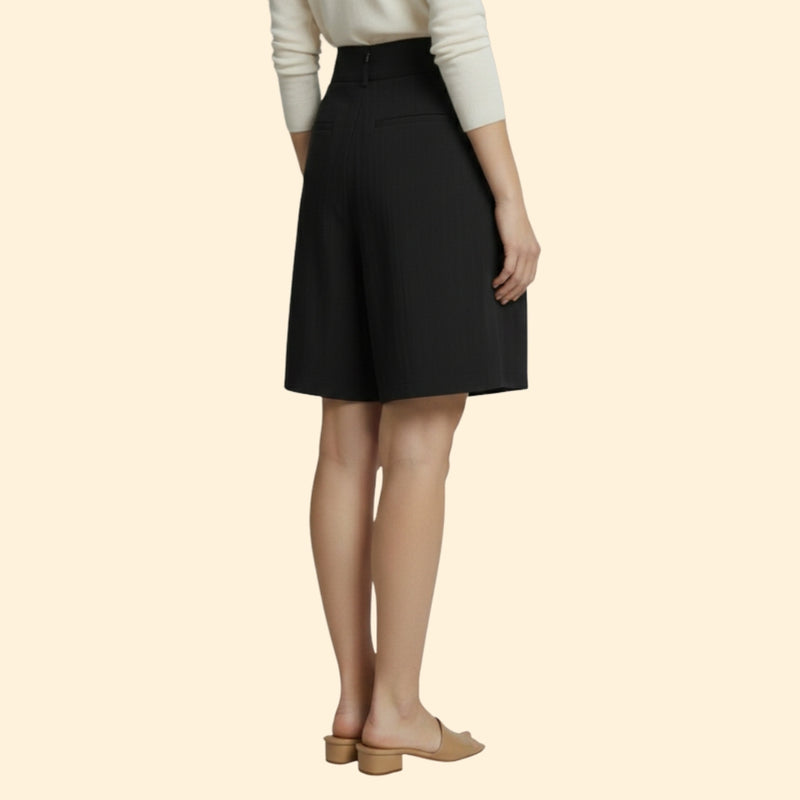 Women's Crop Top with Pleated Skirt