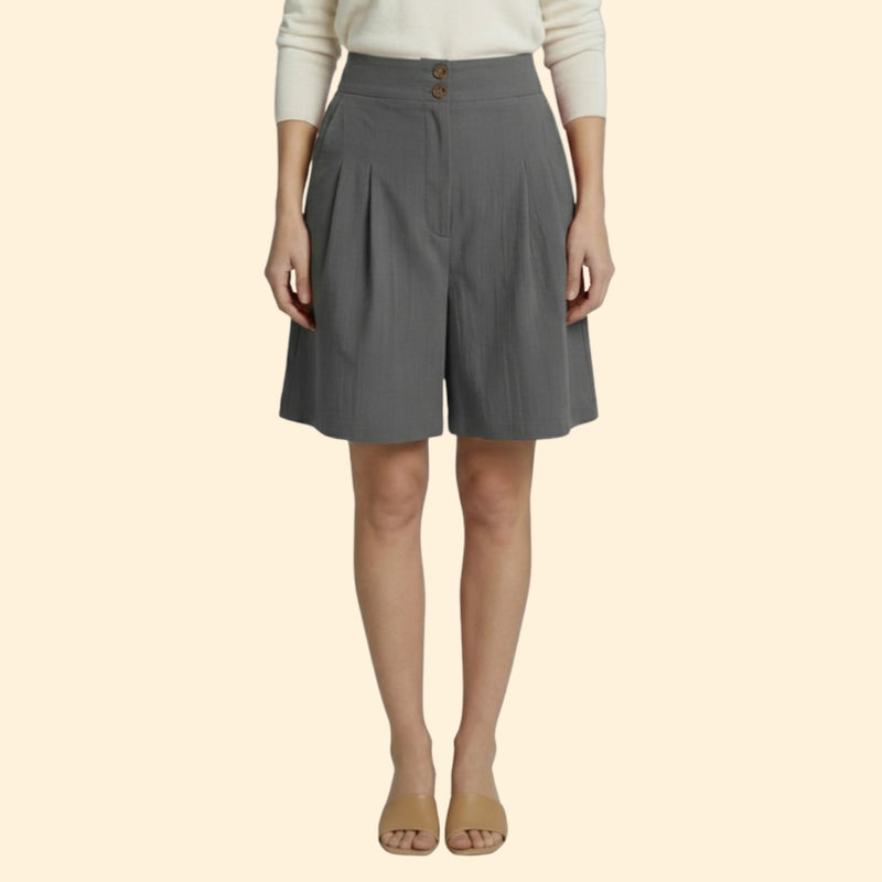 Women's Crop Top with Pleated Skirt