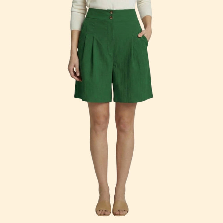 Women's Crop Top with Pleated Skirt