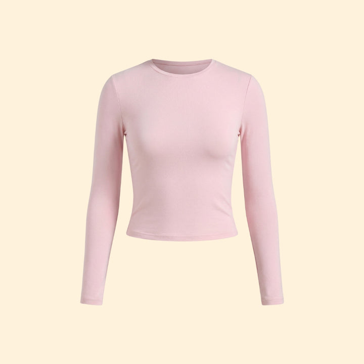 Women’s Crop Top with Round Neckline