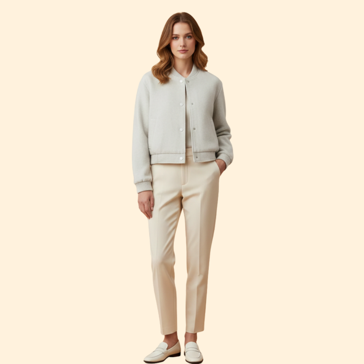Women’s Jacket with Front Snap Buttons