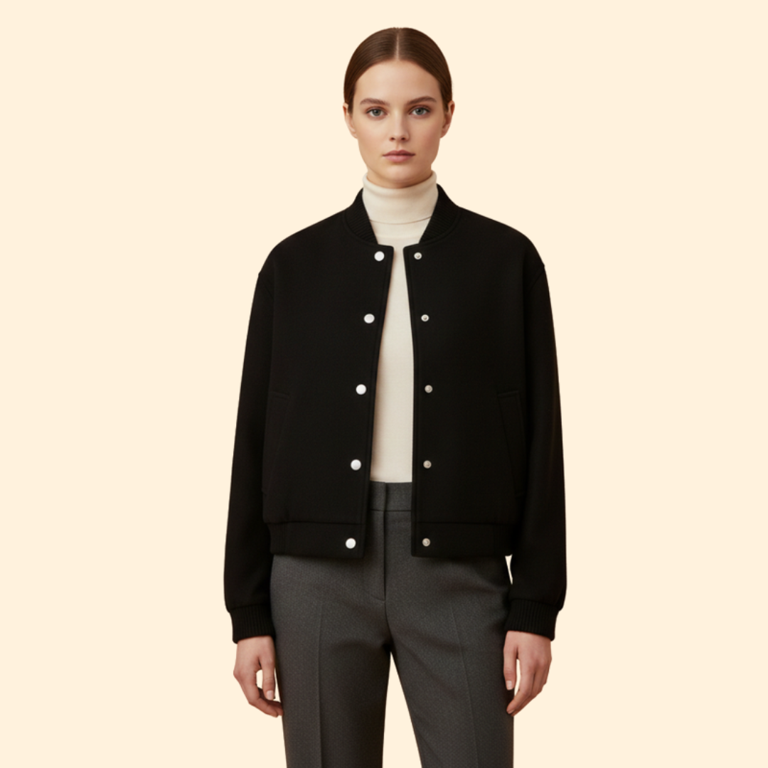Women’s Jacket with Front Snap Buttons