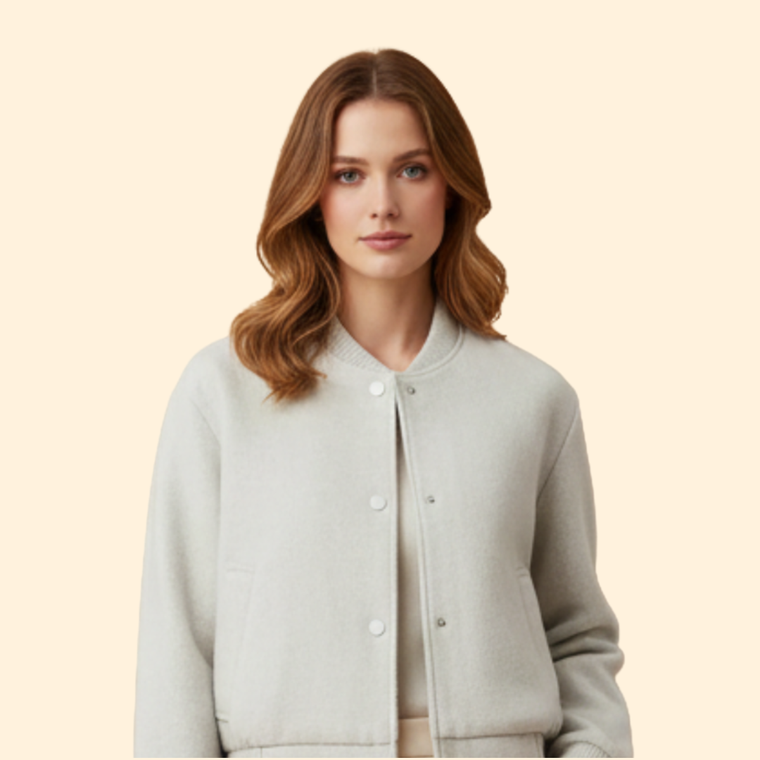 Women’s Jacket with Front Snap Buttons