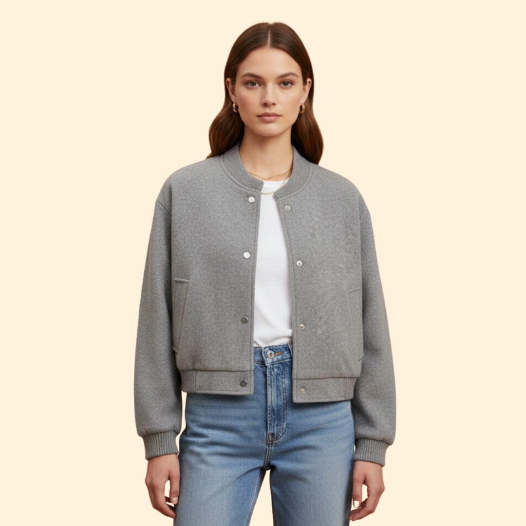 Women’s Jacket with Front Snap Buttons