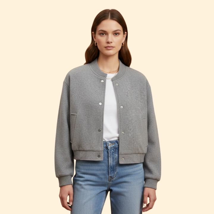 Women’s Jacket with Front Snap Buttons
