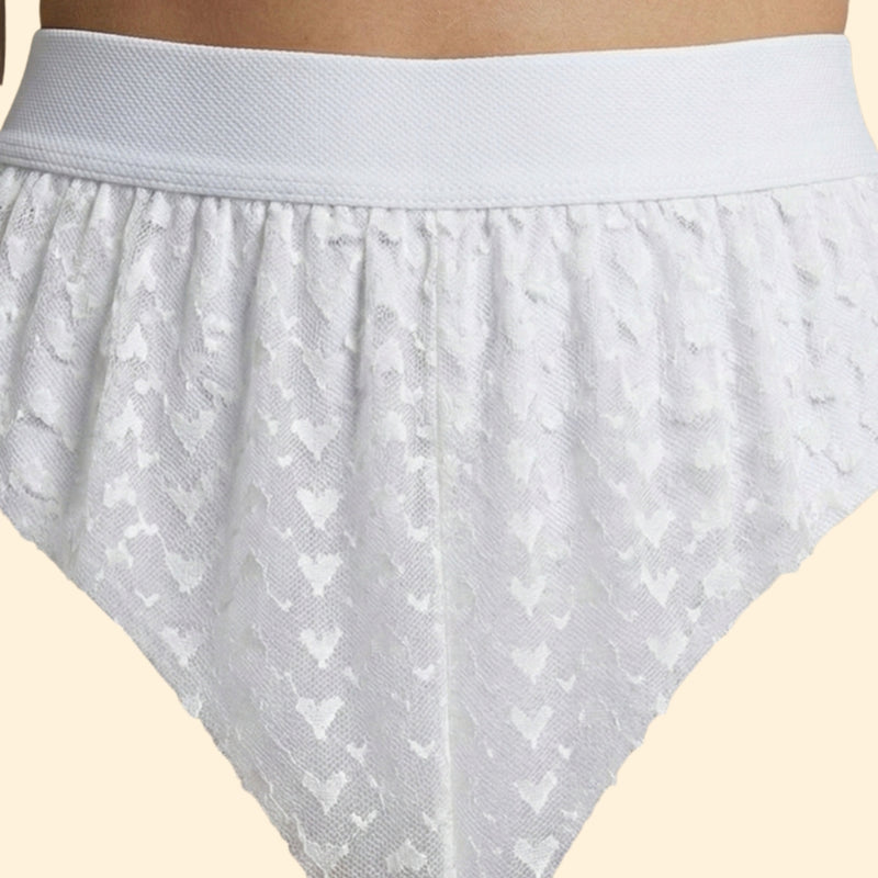 Women’s Cross Back Bikini with Net Skirt