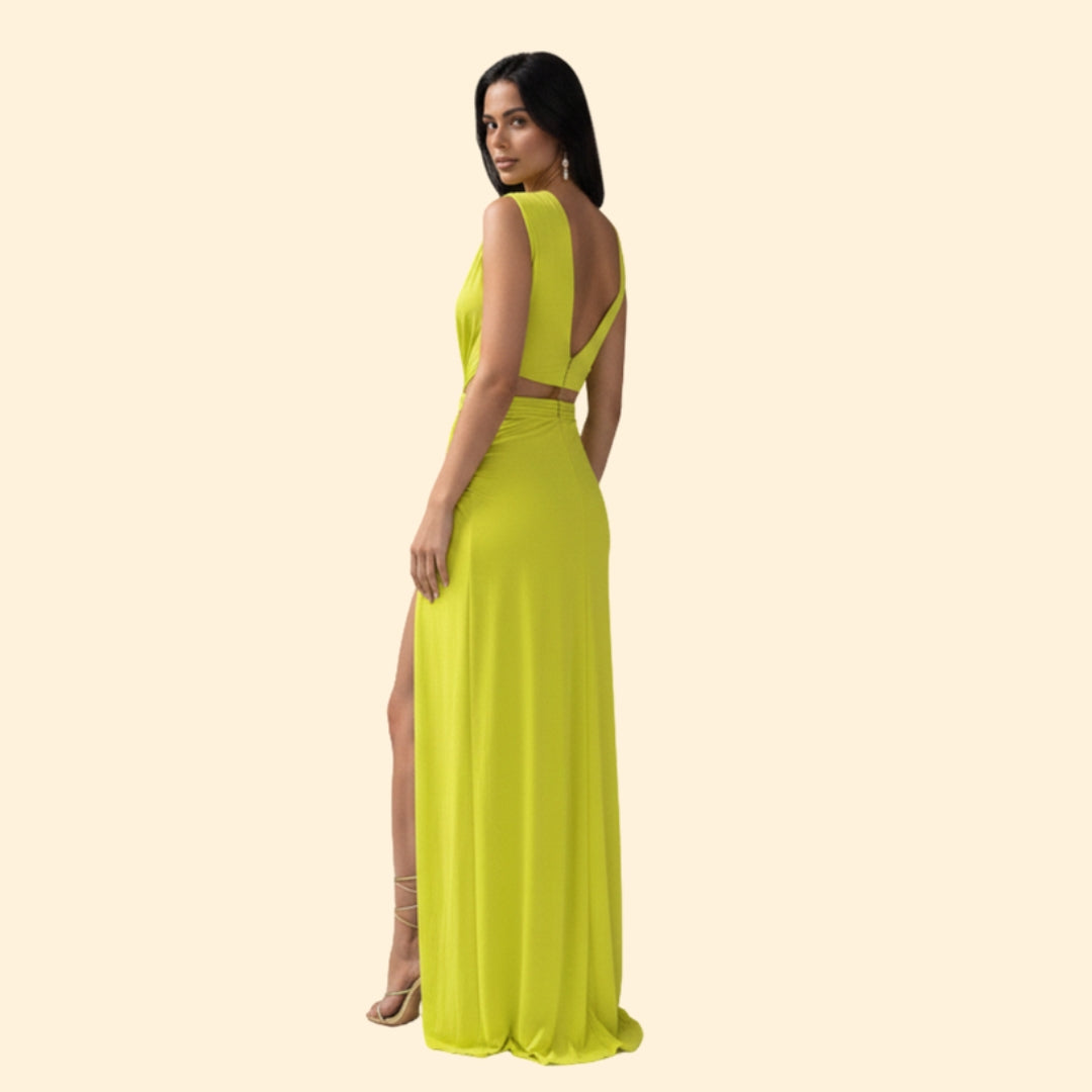 Women’s Cut-Out Dress with Side Slit