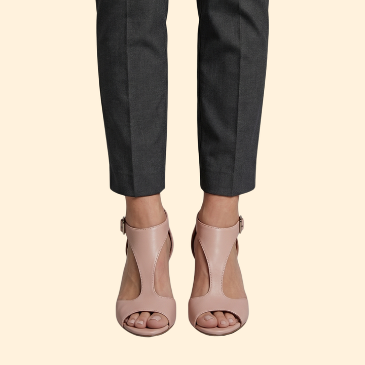 Women's Cutout heeled with Zipper