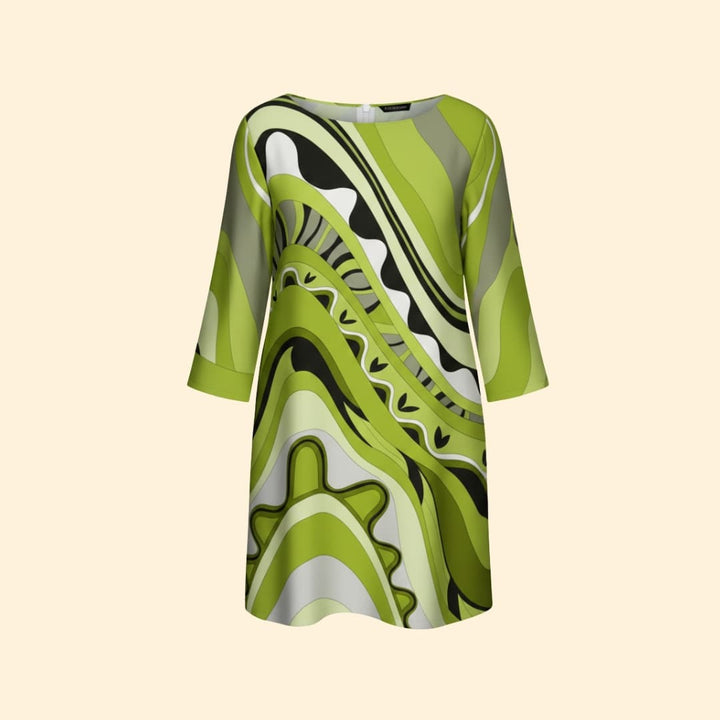 Women's Dress with Abstract Print