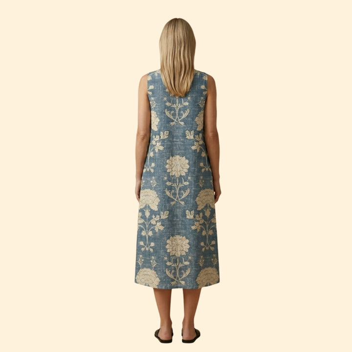 Women’s Dress with Symmetrical Pattern