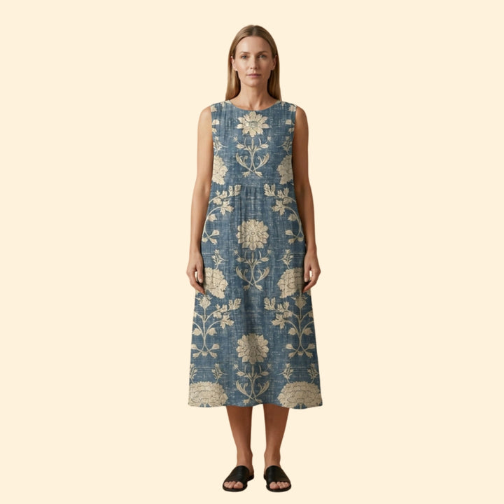Women’s Dress with Symmetrical Pattern